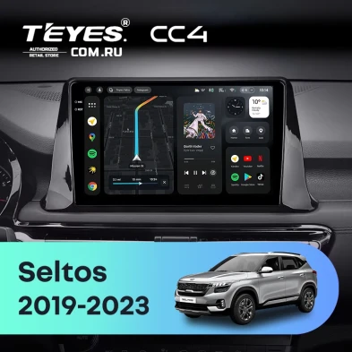 Штатная магнитола Teyes CC4 8/128 KIA Seltos SP2 (2019-2023)