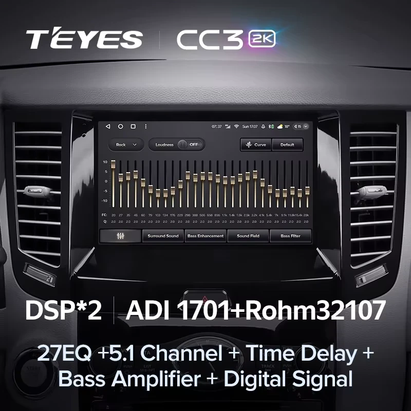 Штатная магнитола Teyes CC3 2K 4/32 Infiniti FX35 2 (2009-2013) Тип-B