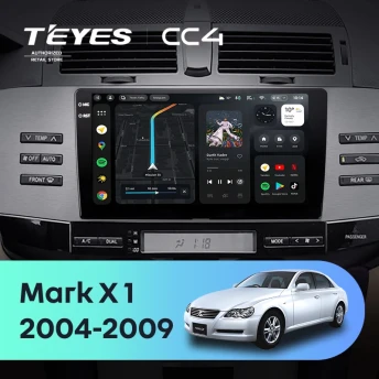 Штатная магнитола Teyes CC4 8/128 Toyota Mark X 1 X120 (2004-2009)