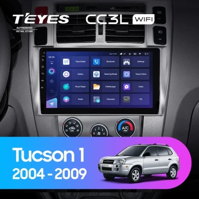 Штатная магнитола Teyes CC3L WiFi 2/32 Hyundai Tucson 1 (2004-2009) F1