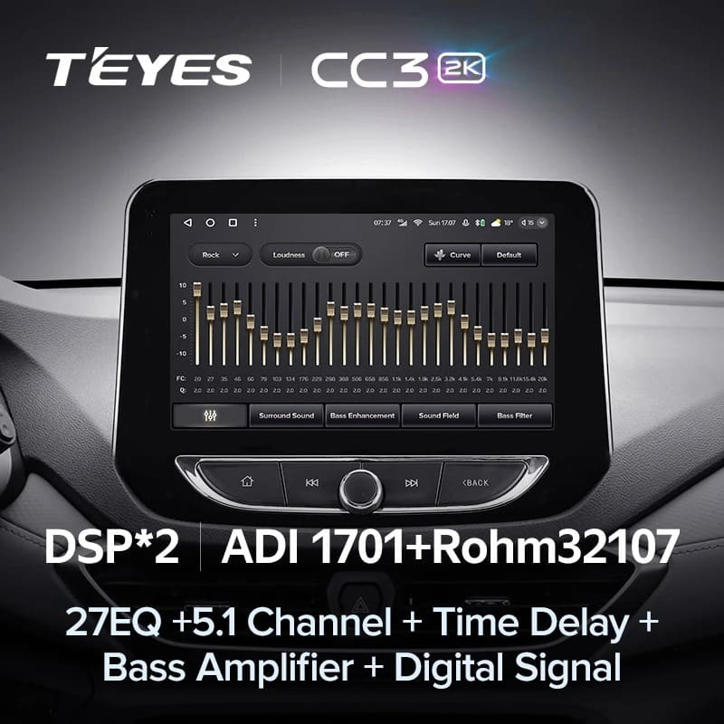 Штатная магнитола Teyes CC3 2K 4/64 Chevrolet Orlando 2 (2018-2023)