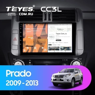 Штатная магнитола Teyes CC3L 4/32 Toyota Land Cruiser Prado 150 (2009-2013) F1 Тип-A