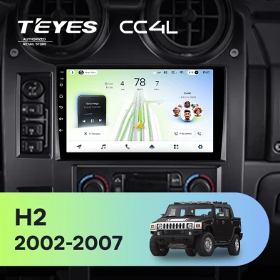 Штатная магнитола Teyes CC4L 6/64 Hummer H2 E85 (2002-2007)