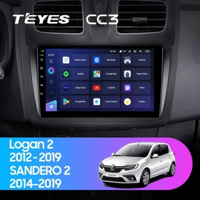 Штатная магнитола Teyes CC3 4/32 Renault Logan 2 (2012-2022) F2