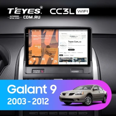 Штатная магнитола Teyes CC3L WiFi 2/32 Mitsubishi Galant 9 (2003-2012)