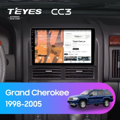 Штатная магнитола Teyes CC3 4/32 Jeep Grand Cherokee 2 WJ (1998-2005)