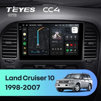 Штатная магнитола Teyes CC4 8/128 Toyota Land Cruiser 10 J100 100 (1998-2007)