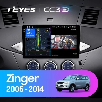 Штатная магнитола Teyes CC3 2K 4/64 Mitsubishi Zinger (2005-2014)