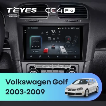 Штатная магнитола Teyes CC4 Pro 8/128 Volkswagen Golf (2003-2009)