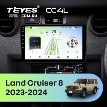 Штатная магнитола Teyes CC4L 6/64 Toyota Land Cruiser 8 J70 70 (2023-2024)