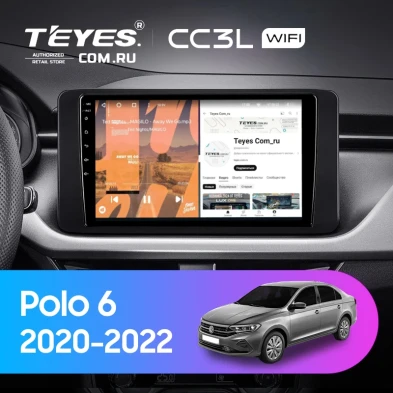 Штатная магнитола Teyes CC3L WiFi 2/32 Volkswagen Polo 6 (2020-2022)
