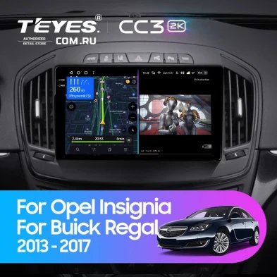Штатная магнитола Teyes CC3 2K 4/64 Buick Regal (2013-2017) Тип-B