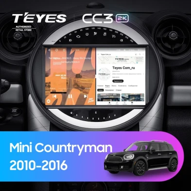 Штатная магнитола Teyes CC3 2K 4/32 Mini Countryman (R60) (2010-2016) F2