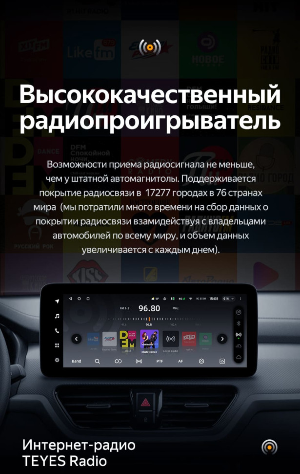 Штатная магнитола Teyes LUX ONE 4/64 Kia Sportage (2018-2019) Тип-A