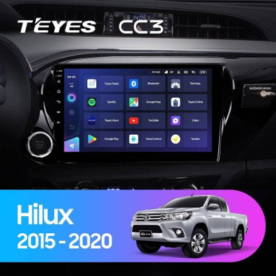 Штатная магнитола Teyes CC3 4/32 Toyota Hilux Pick Up (2015-2020)