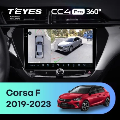 Штатная магнитола Teyes CC4 Pro 360 8/128 Opel Corsa F (2019-2023)