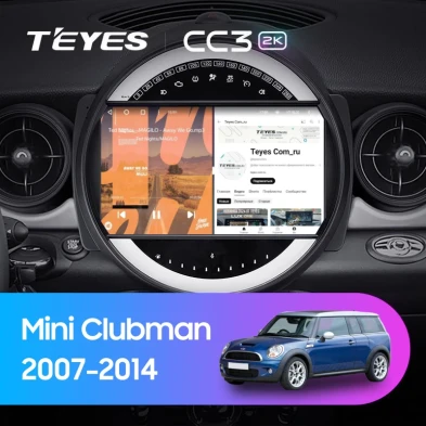 Штатная магнитола Teyes CC3 2K 6/128 Mini Clubman 1 R55 (2007-2014) F1