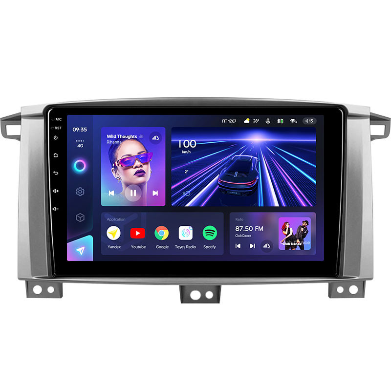 Штатная магнитола Teyes CC3 4/32 Toyota Land Cruiser LC 100 / LC 105 (2002-2007) Тип-A