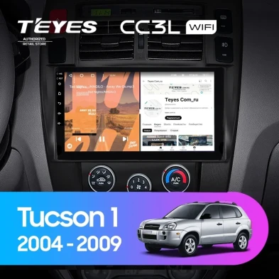 Штатная магнитола Teyes CC3L WiFi 2/32 Hyundai Tucson 1 (2004-2009) F2