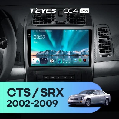 Штатная магнитола Teyes CC4 Pro 12/256 Cadillac SRX (2003-2009)